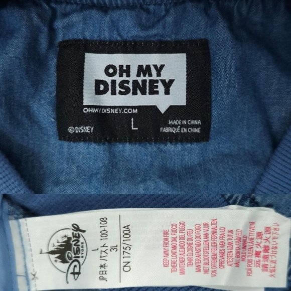 Oh My Disney Believe In Your Inner Mermaid Ariel Full Zip Jacket Womens L - Picture 8 of 16